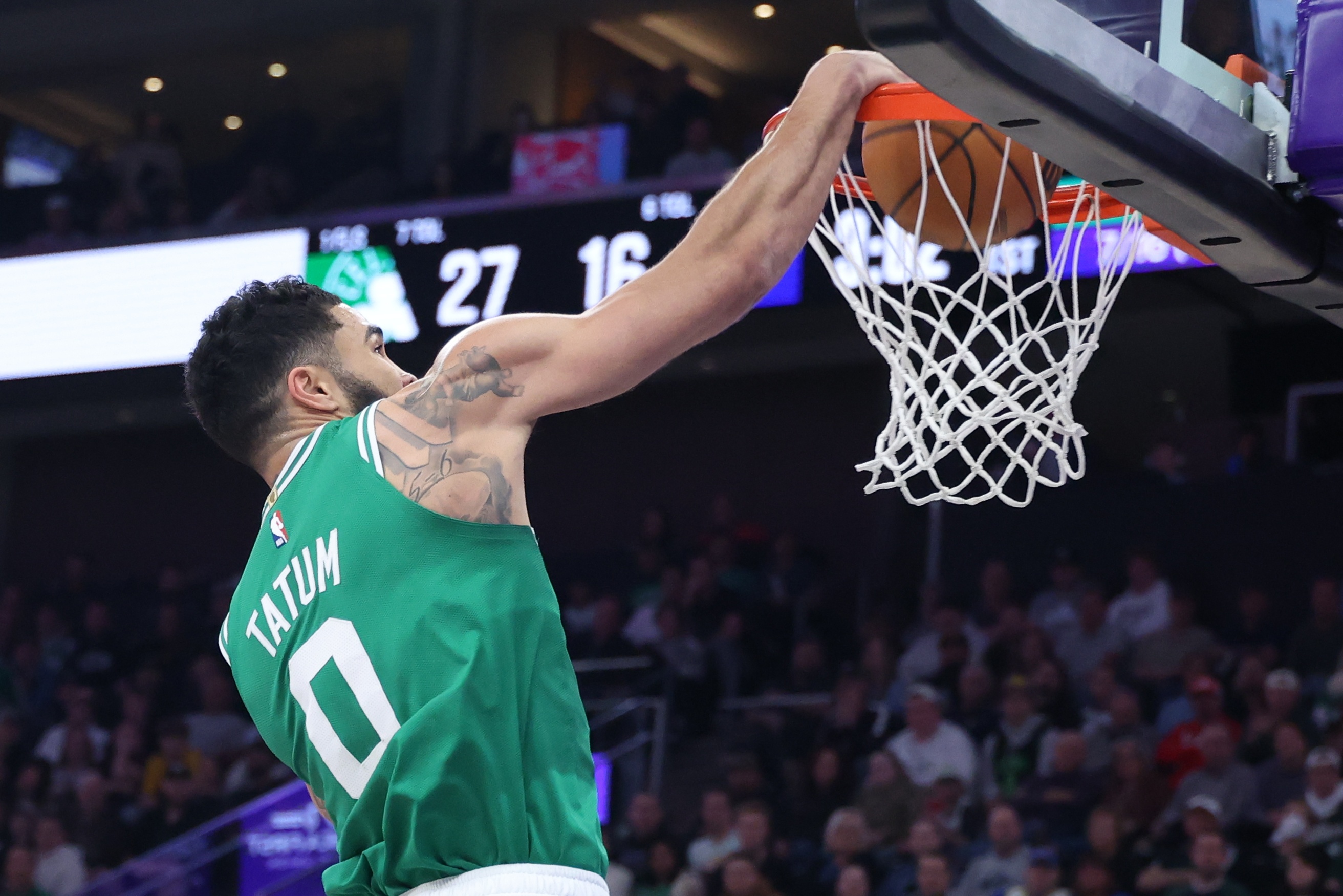 塔图姆连续十场比赛得分超过比分优势明显，阿森纳挑战极限！